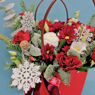 Сумочка "Время чудес" с еловыми ветками N 72278