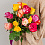 Букет из 15 цветных Эквадорских роз 40 см. с крупным бутоном 50564